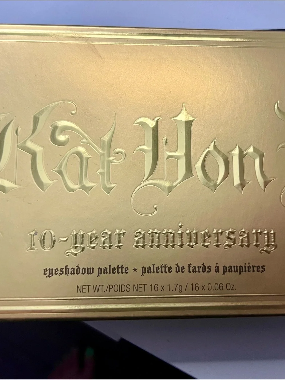 Kat Von D 10-Year Anniversary Eyeshadow Palette - New
